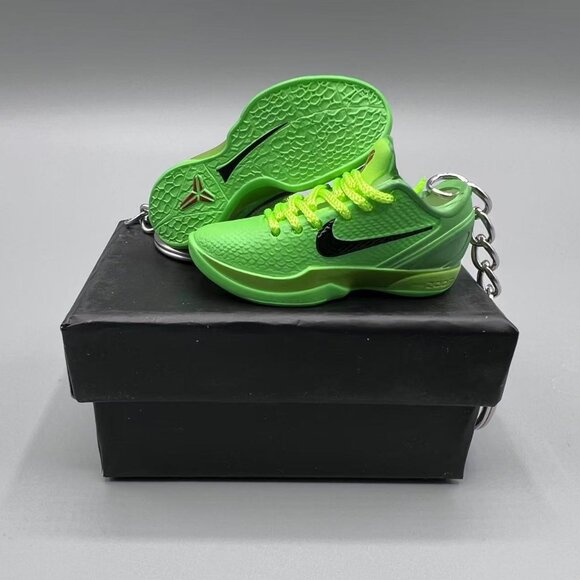 Nike Other - Kobe Mini Sneaker Keychain Black Mamba Collectible A Pair With Shoe Box